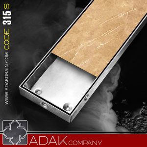 کفشور 30 سرامیک خور خطی استیل کد 315S آداک