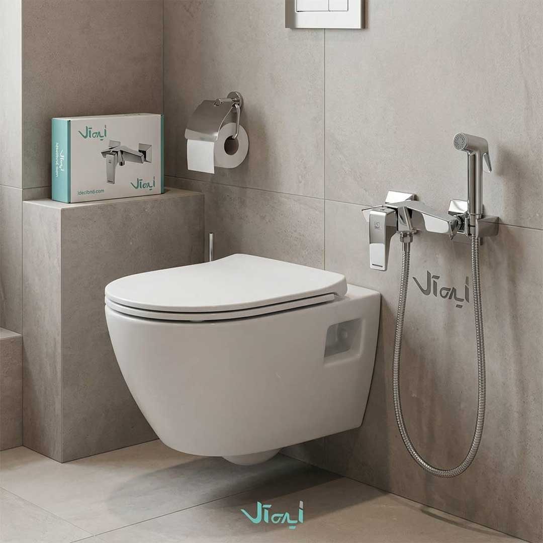 زیبایی شیرآلات روکار در سرویس بهداشتی