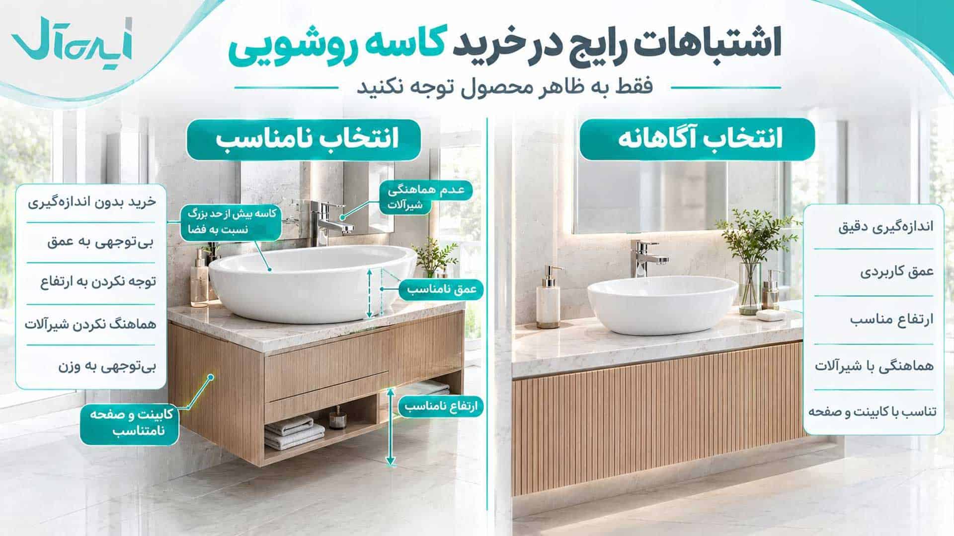 نکات خرید کاسه روشویی